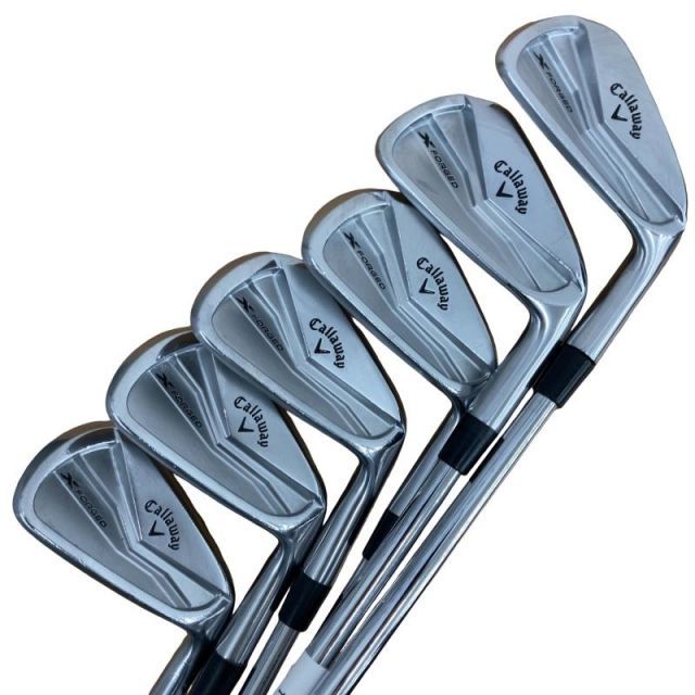 【中古】 キャロウェイ X FORGED(2024) 6S アイアンセット IR リシャフト (フレックスその他) メンズ 男性用 右利き 右用 Cランク ゴルフクラブ