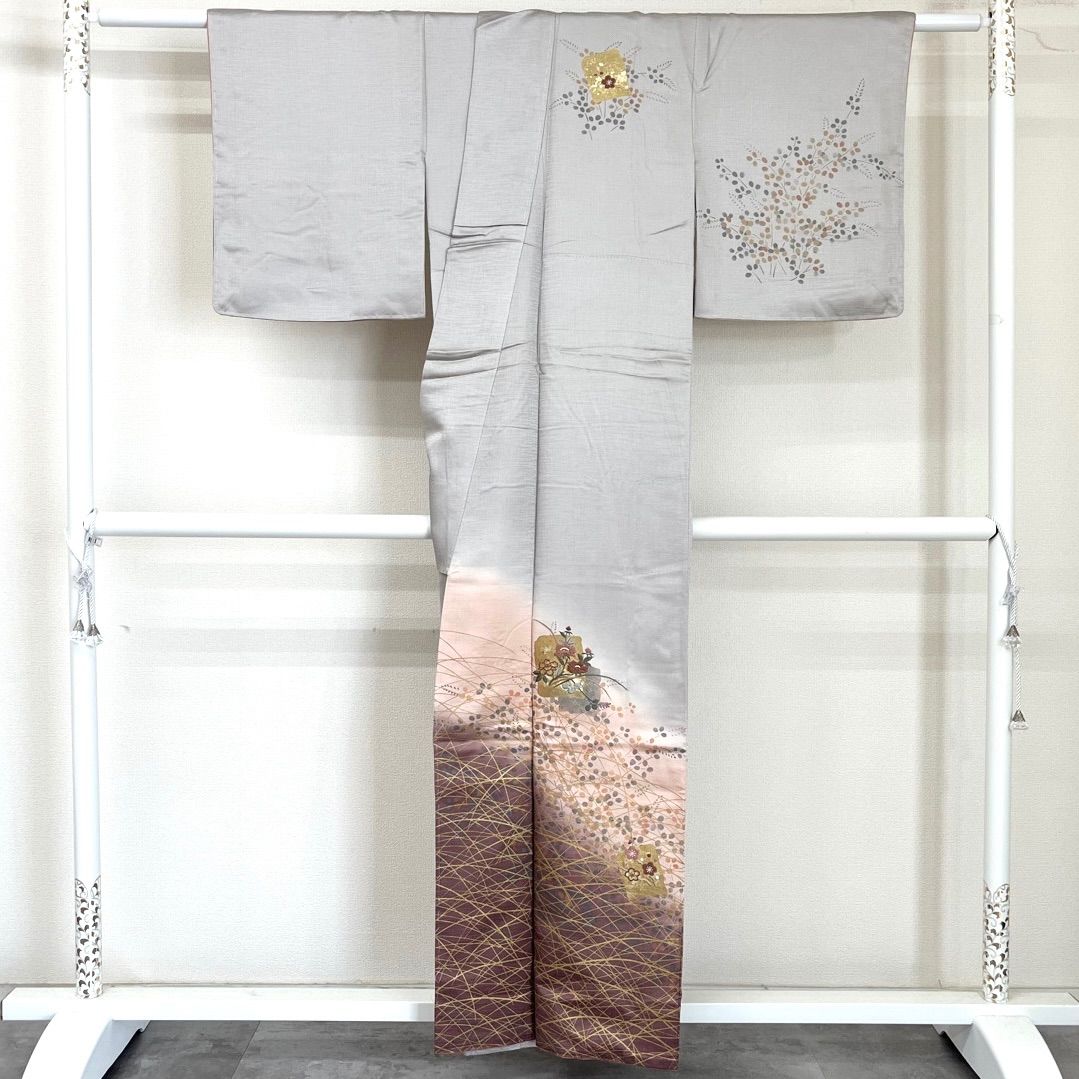 美品 逸品 上品 金彩 刺繍入り 正絹 訪問着 K1462 - メルカリ