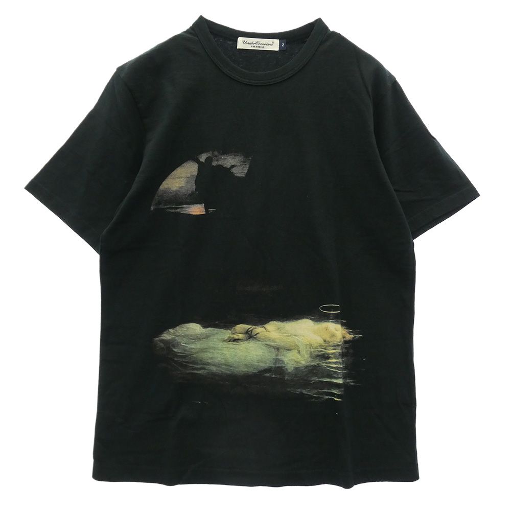 UNDERCOVER アンダーカバー 09SS Young Martyr Tee 若い殉教者 プリント 半袖 Tシャツ ブラック系 2【中古】
