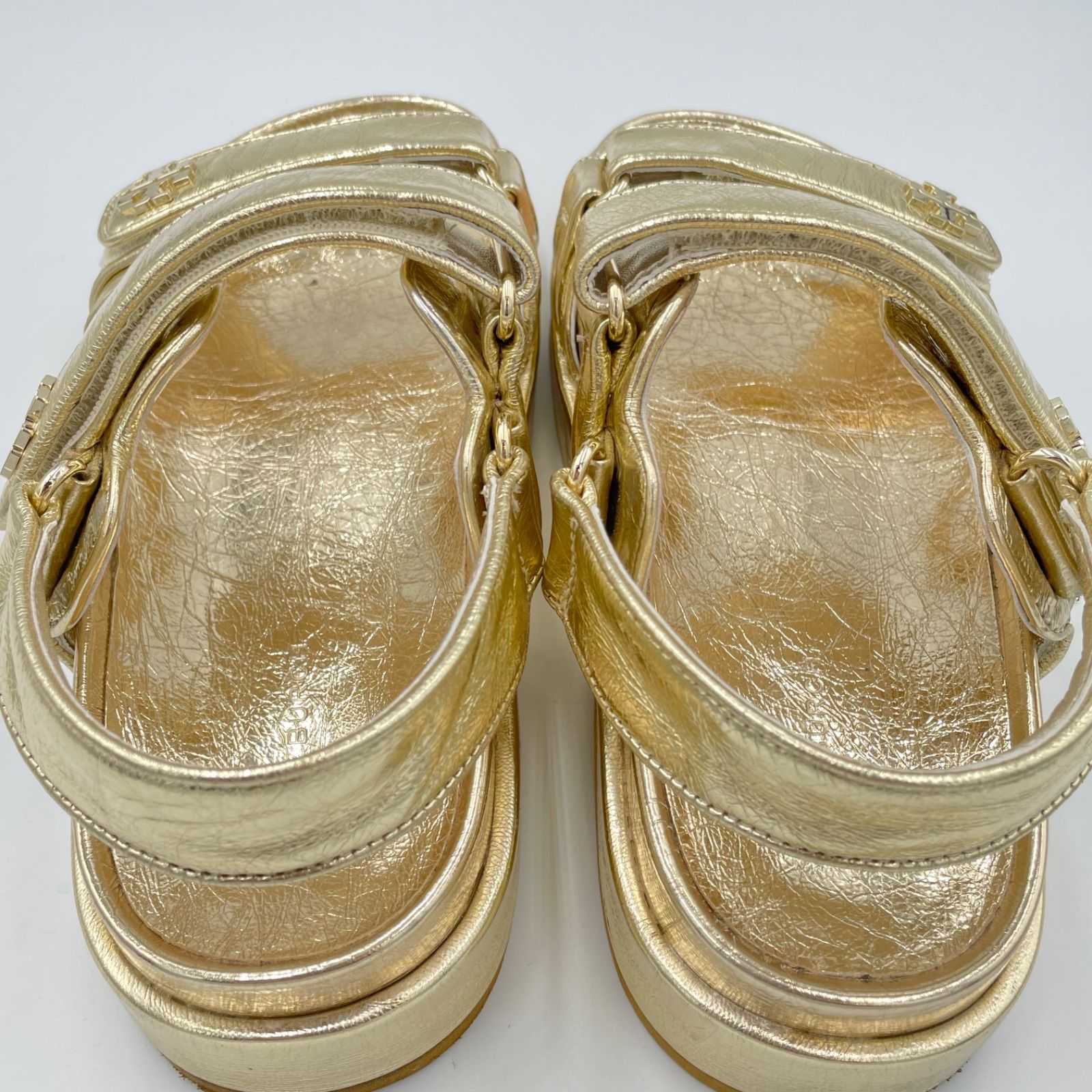 箱付き 保存袋付き Tory Burch トリーバーチ キラ スポーツサンダル