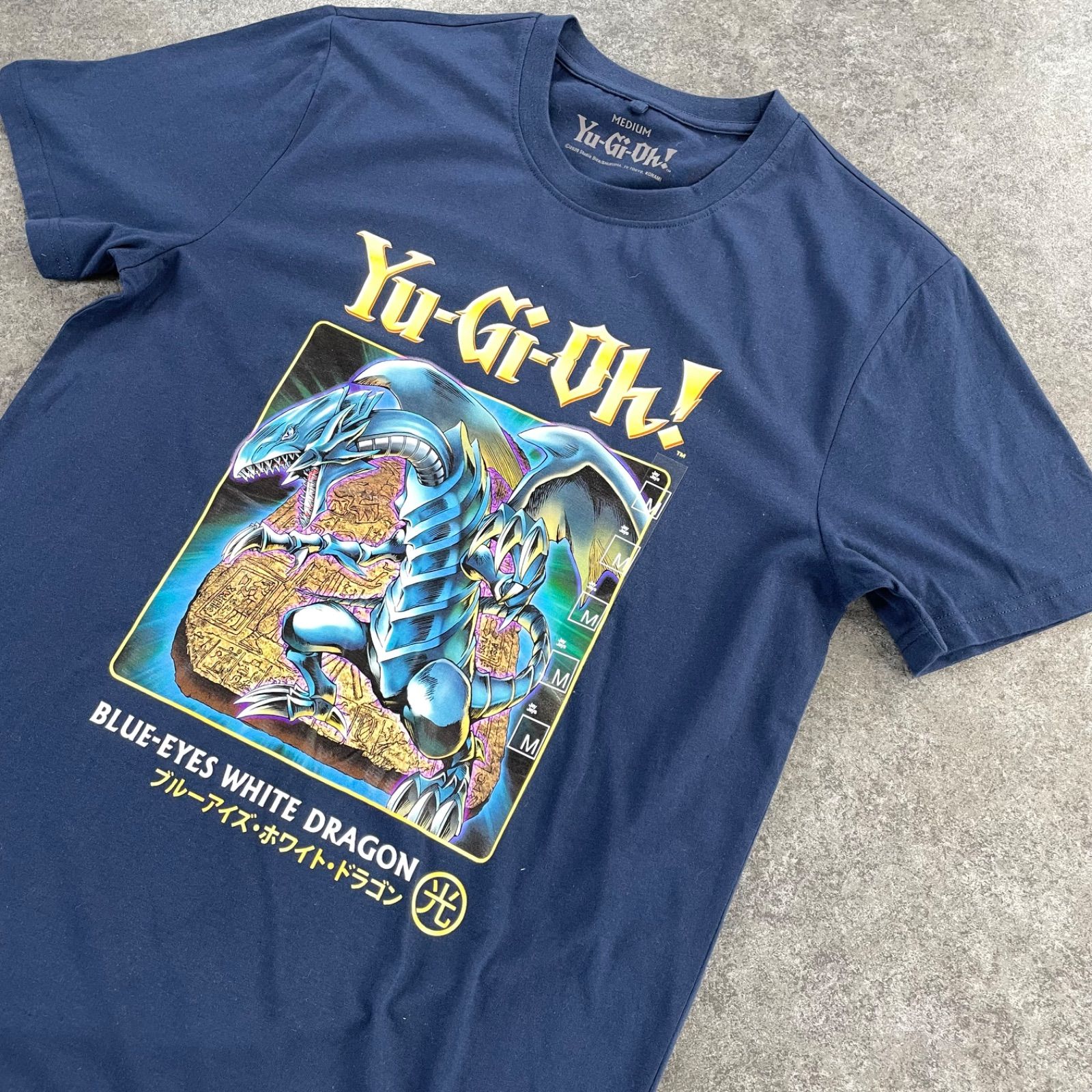 Yu-Gi-Oh! 遊☆戯☆王 青眼の白龍 ブルーアイズ ホワイトドラゴン 半袖