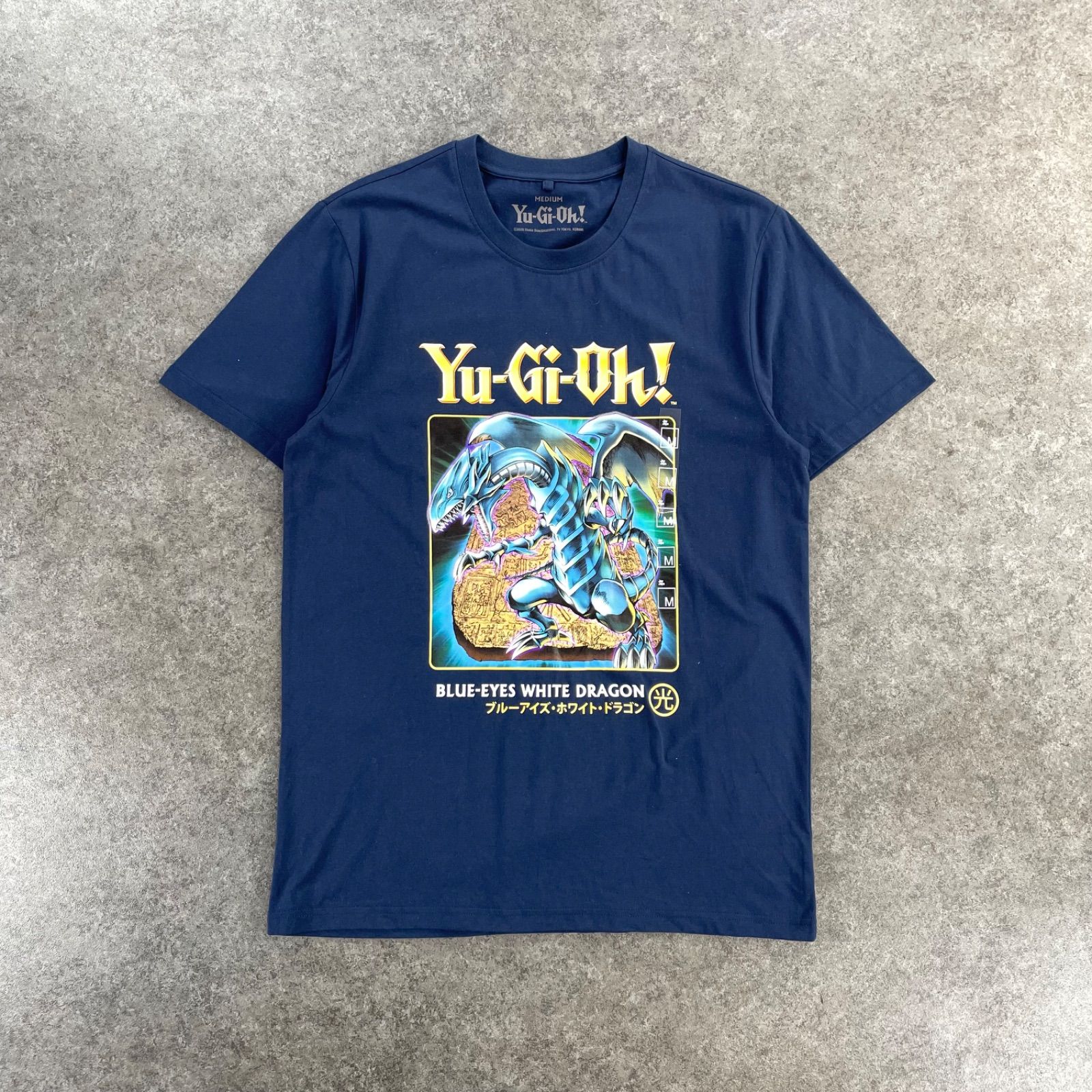 Yu-Gi-Oh! 遊☆戯☆王 青眼の白龍 ブルーアイズ ホワイトドラゴン 半袖