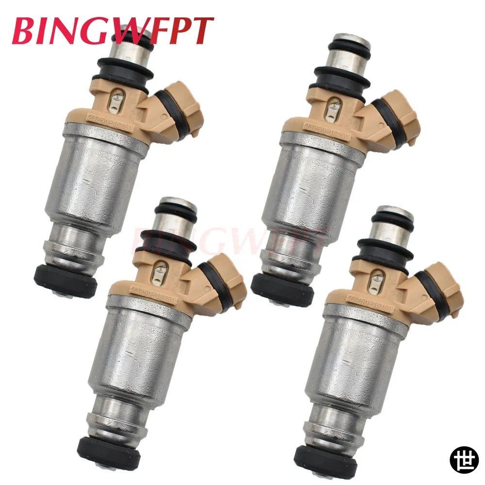 トヨタ カローラ AE110 4AFE 5AFE 用燃料インジェクター 4個セット 23250-16150 23209-16150 燃料ノズル噴射部品 2325016150 2320916150