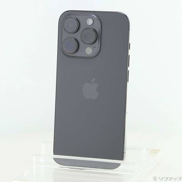 ソフマップ 〔中古品〕 iPhone15 Pro 128GB ブラックチタニウム MTU73J／A SIMフリー【352】