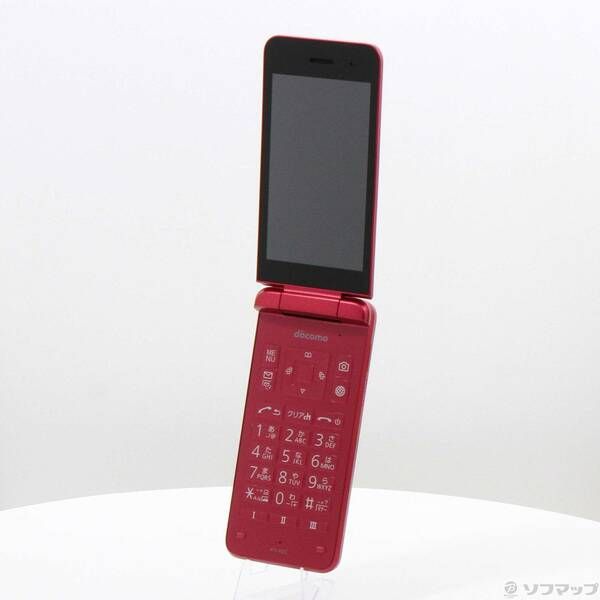 ソフマップ 〔中古品〕 DIGNO ケータイ KY-42C レッド docomo SIMフリー【276】