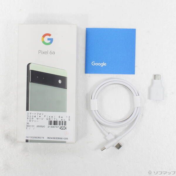 Google Pixel 6a 128GB セージ 中古 au SIMフリー - メルカリ