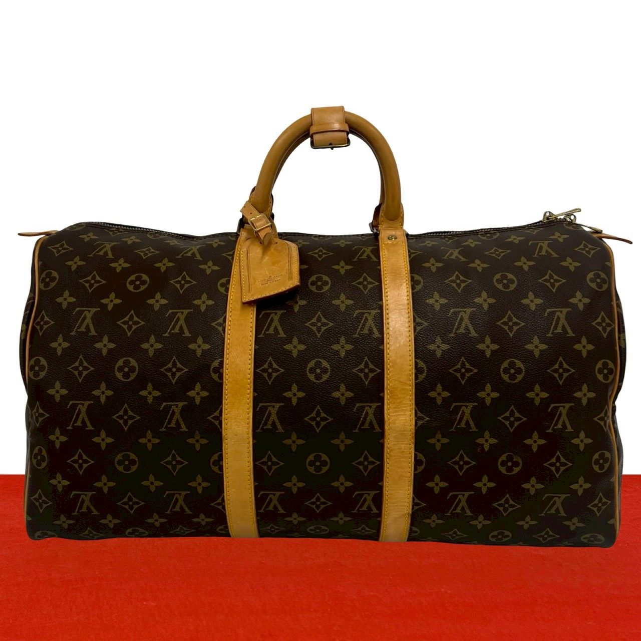 極 美品 LOUIS VUITTON ルイヴィトン ヴィンテージ キーポル 50