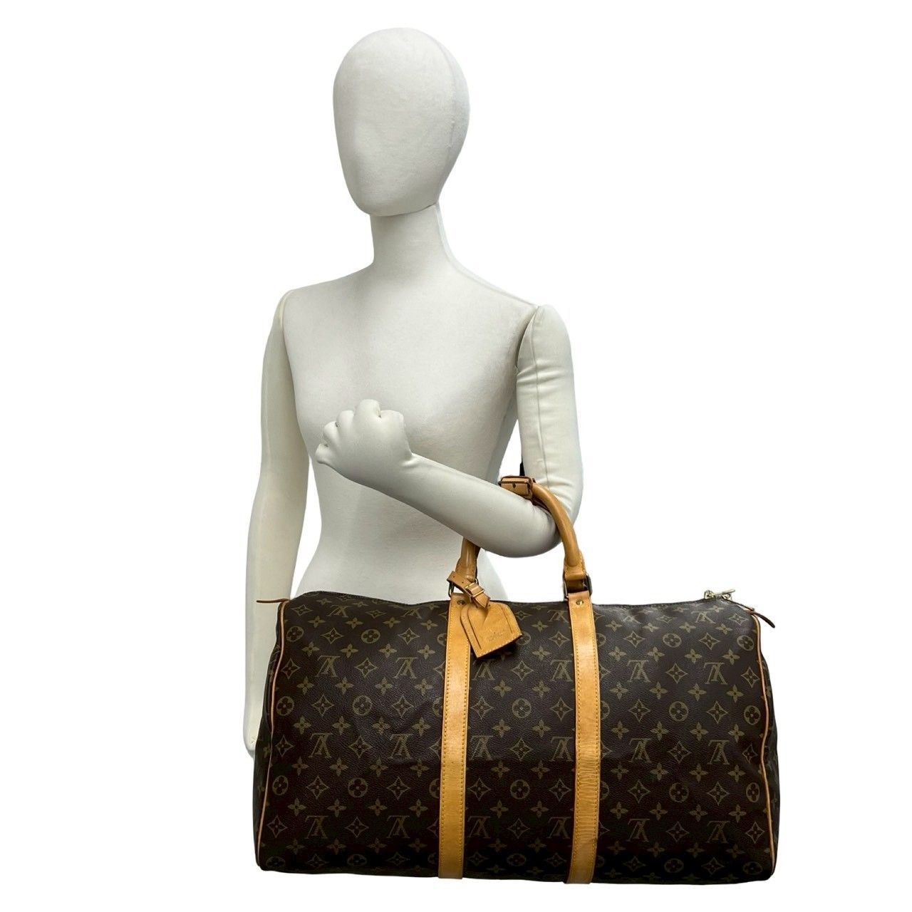 極 美品 LOUIS VUITTON ルイヴィトン ヴィンテージ キーポル 50