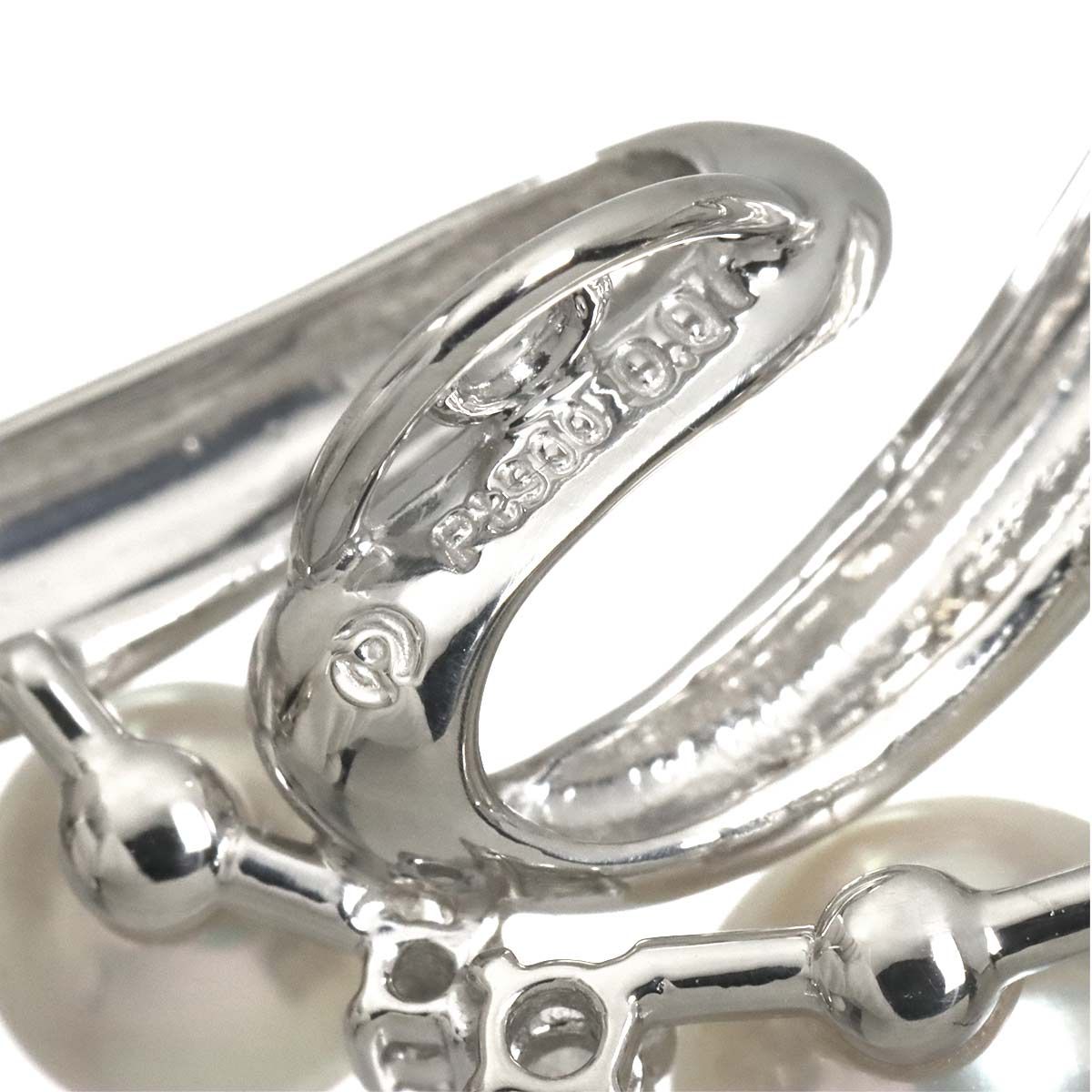タサキ TASAKI アコヤ真珠 7.9-6.1mm ダイヤ 0.07ct ブローチ Pt プラチナ パール 田崎真珠 Akoya Pearl Brooch 90319487 タサキ TASAKI アコヤ真珠 7.9-6.1mm ダイヤ 0.07ct ブローチ Pt プラチナ パール 田崎真珠 Akoya Pearl Brooch 90319487