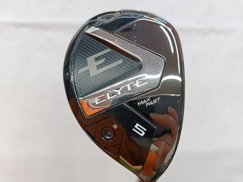 キャロウェイ　ELYTE MAX FAST　24度　LIN-Q GREEN 40 for Callaway　SRフレックス　ユーティリティ　中古　ゴルフドゥ！福山王子店【最短即日発送】