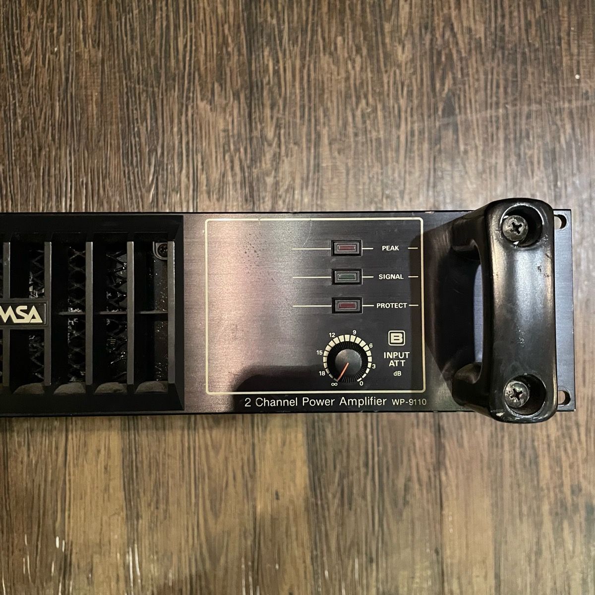 National RAMSA WP-9110 ナショナル ラムサ 業務用 2ch パワーアンプ