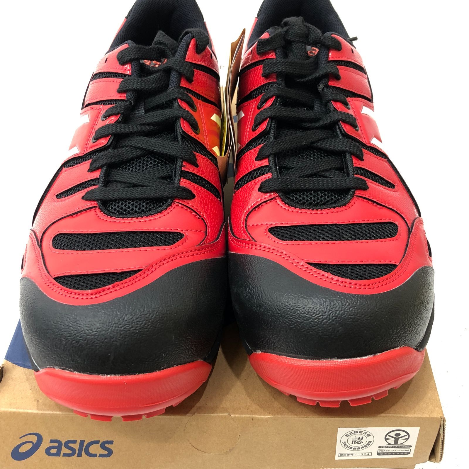 小牧店】asics WINJOB CP103 WIDE プロスニーカー 28cm レッド