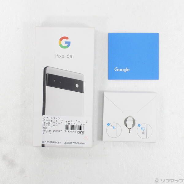 中古】Google Pixel 6a 128GB チョーク SIMフリー au - メルカリ