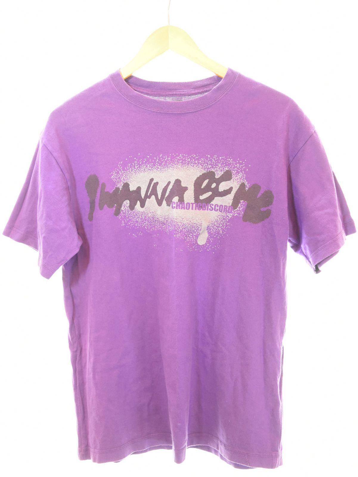 アンダーカバー UNDERCOVER 01SS CHAOTIC DISCORD期 TEE Tシャツ パープル Mサイズ 103MT-4793