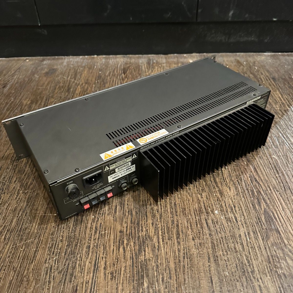 Samson Servo-240 Power Amplifier パワーアンプ サムスン - メルカリ