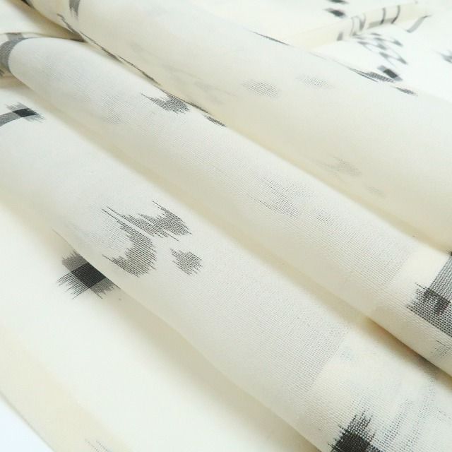 新品・夏琉球絣】紗紬 夏着物 正絹 仕付け糸付 証紙付 tomihisa“軽やか