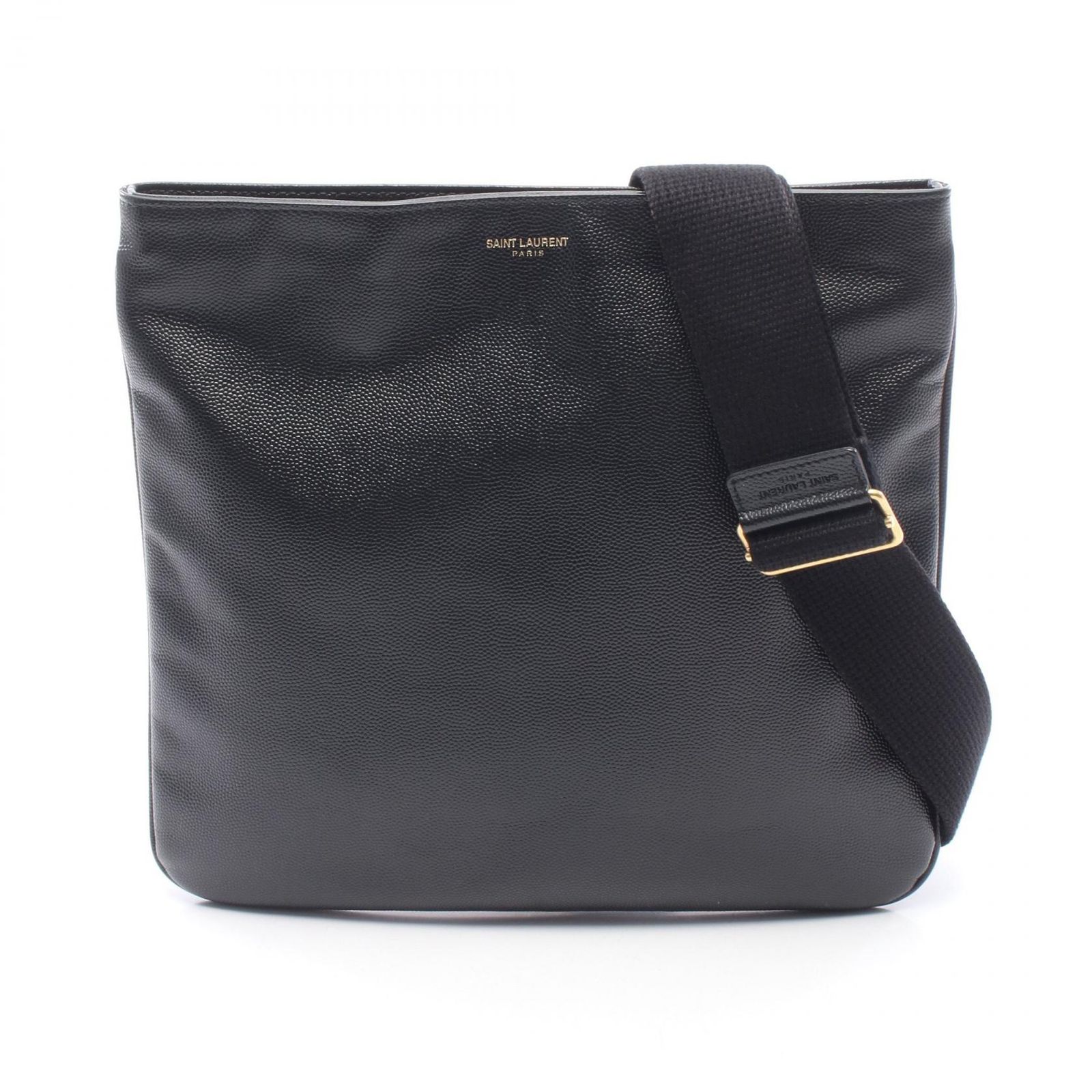 サンローランパリ SAINT LAURENT PARIS ショルダーバッグ ブラック レザー ショルダーバッグ レディース Used B