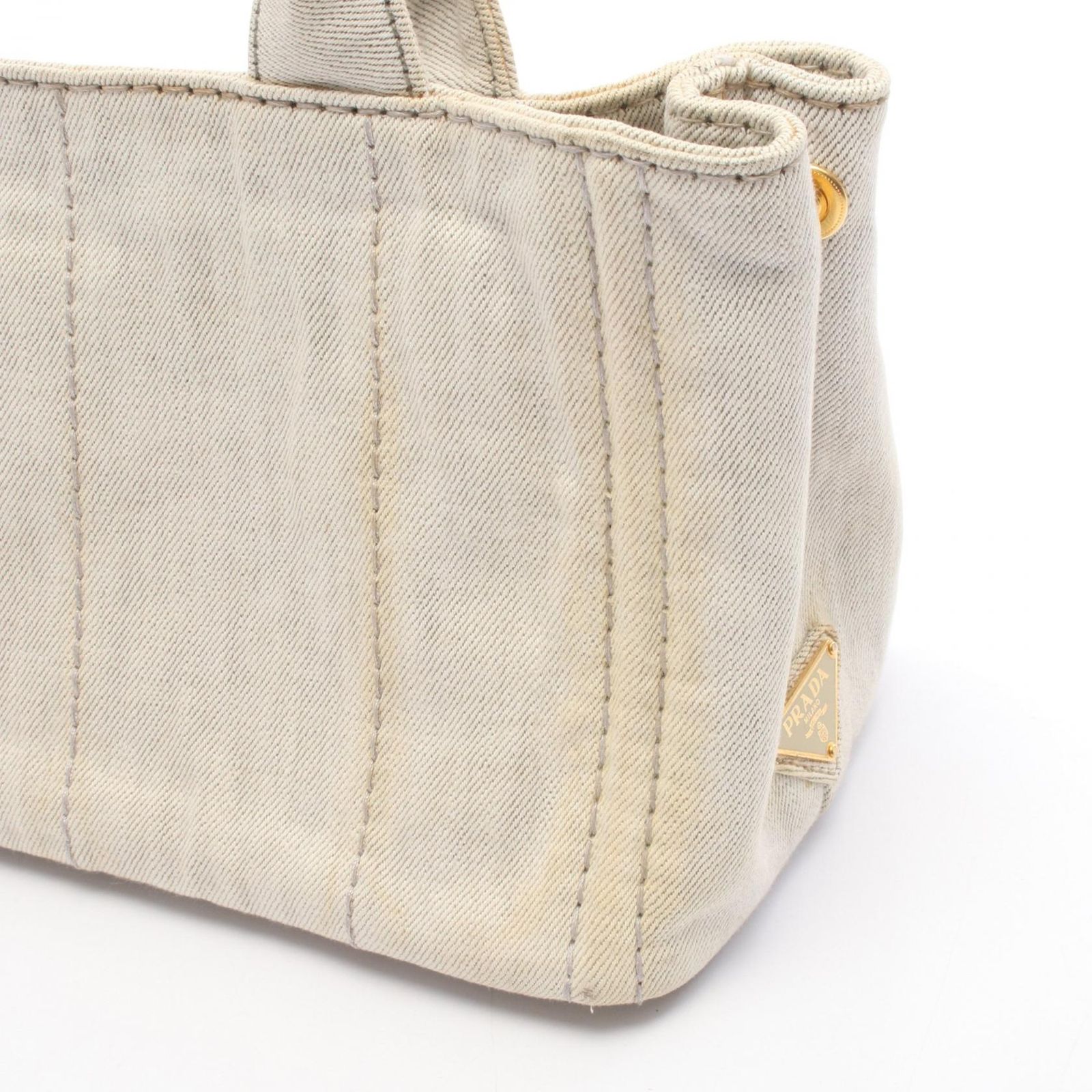 プラダ PRADA トートバッグ CANAPA カナパ ホワイト キャンバス カナパ 