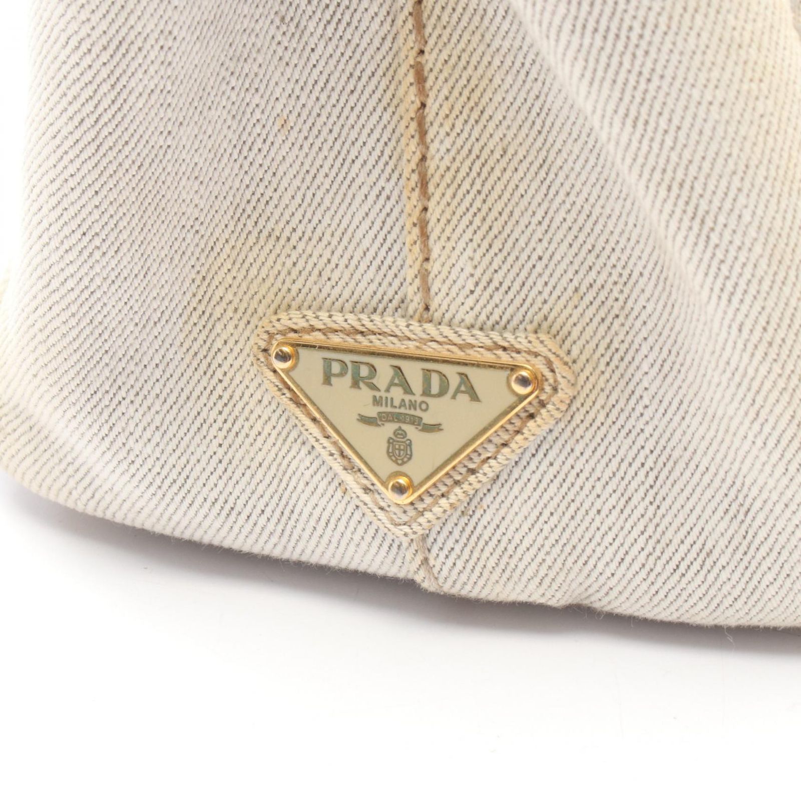 プラダ PRADA トートバッグ CANAPA カナパ ホワイト キャンバス カナパ 