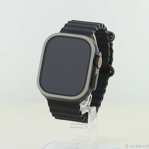 ソフマップ 〔中古品〕 Apple Watch Ultra 3 GPS + Cellular 49mm ブラックチタニウムケース ブラックオーシャンバンド【258】