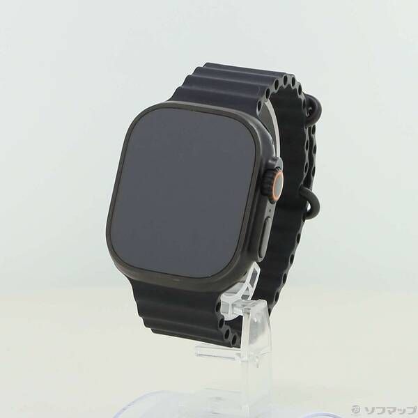 ソフマップ 〔中古品〕 Apple Watch Ultra 2 GPS + Cellular 49mm ブラックチタニウムケース ブラックオーシャンバンド【258】