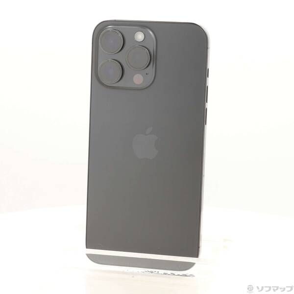 ソフマップ 〔中古品〕 iPhone15 Pro Max 256GB ブラックチタニウム MU6P3J／A SIMフリー【262】