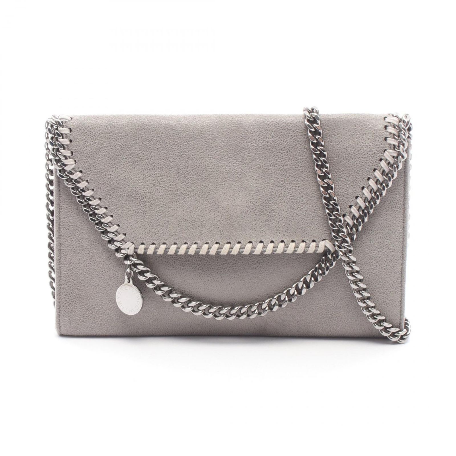 ステラマッカートニー Stella McCartney ショルダーバッグ ファラベラ シャギーディア ミニクロスボディ 581238 グレー その他 ファラベラ シャギーディア チェーンショルダー