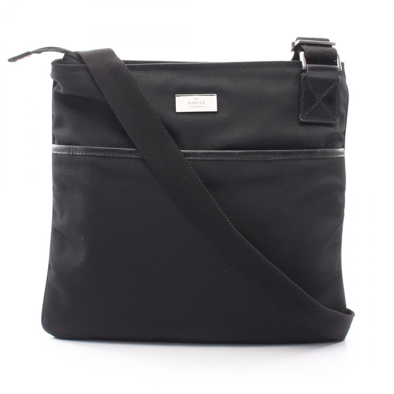 グッチ GUCCI ショルダーバッグ 141626 ブラック レザー ショルダーバッグ レディース Used B