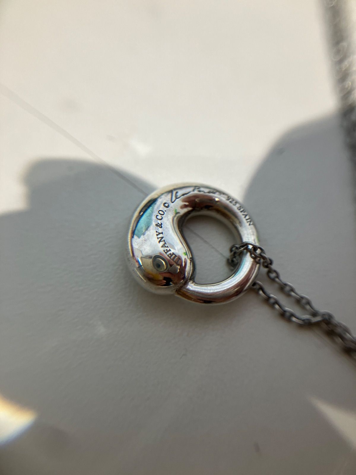 Tiffany &Co.エターナルサークルネックレス 箱 袋付き