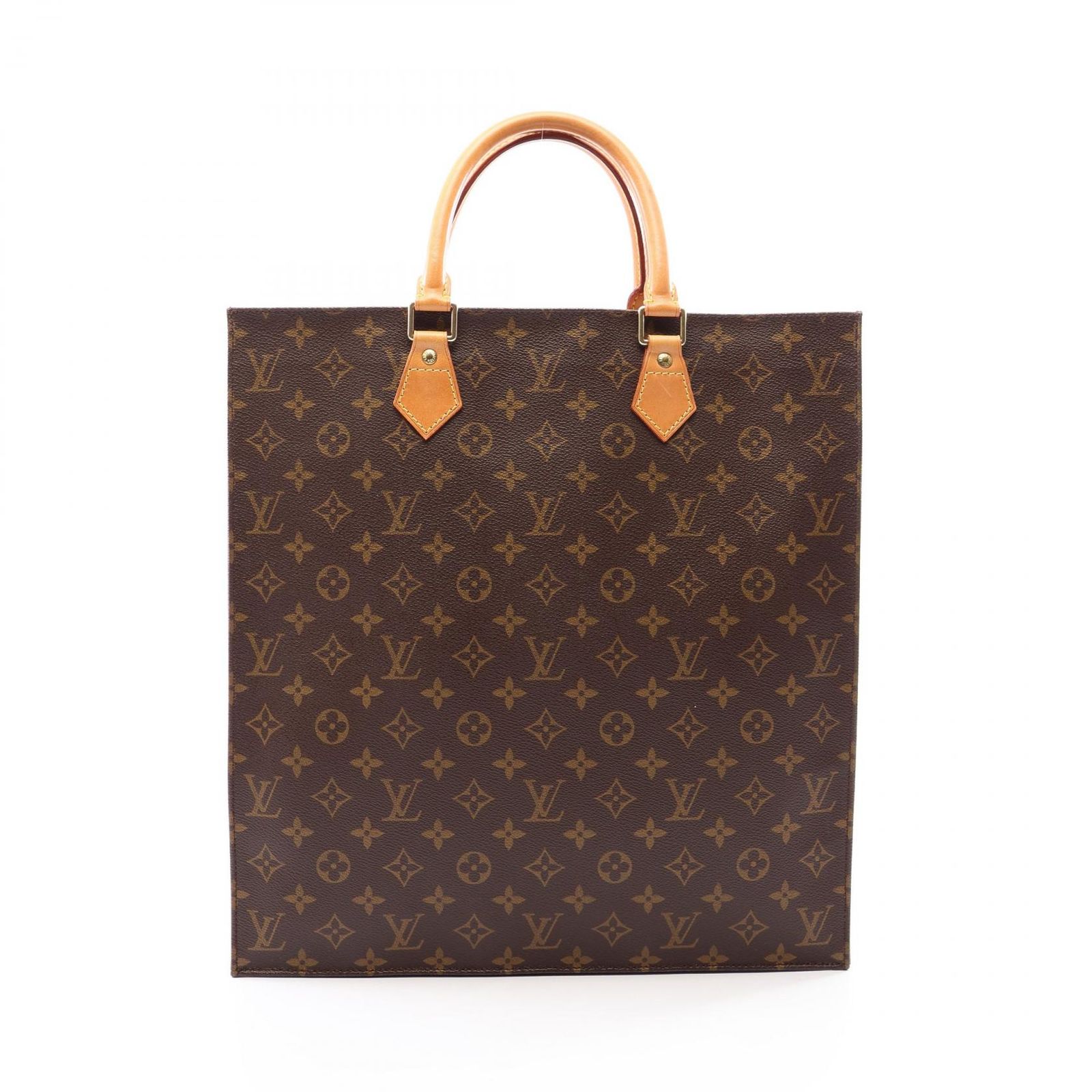 ルイ・ヴィトン LOUIS VUITTON トートバッグ サックプラ モノグラム M51140 PVCコーティングキャンバス レザー サック・プラ レディース Used B