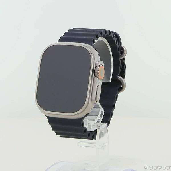ソフマップ 〔中古品〕 Apple Watch Ultra GPS + Cellular 49mm チタニウムケース ミッドナイトオーシャンバンド【262】