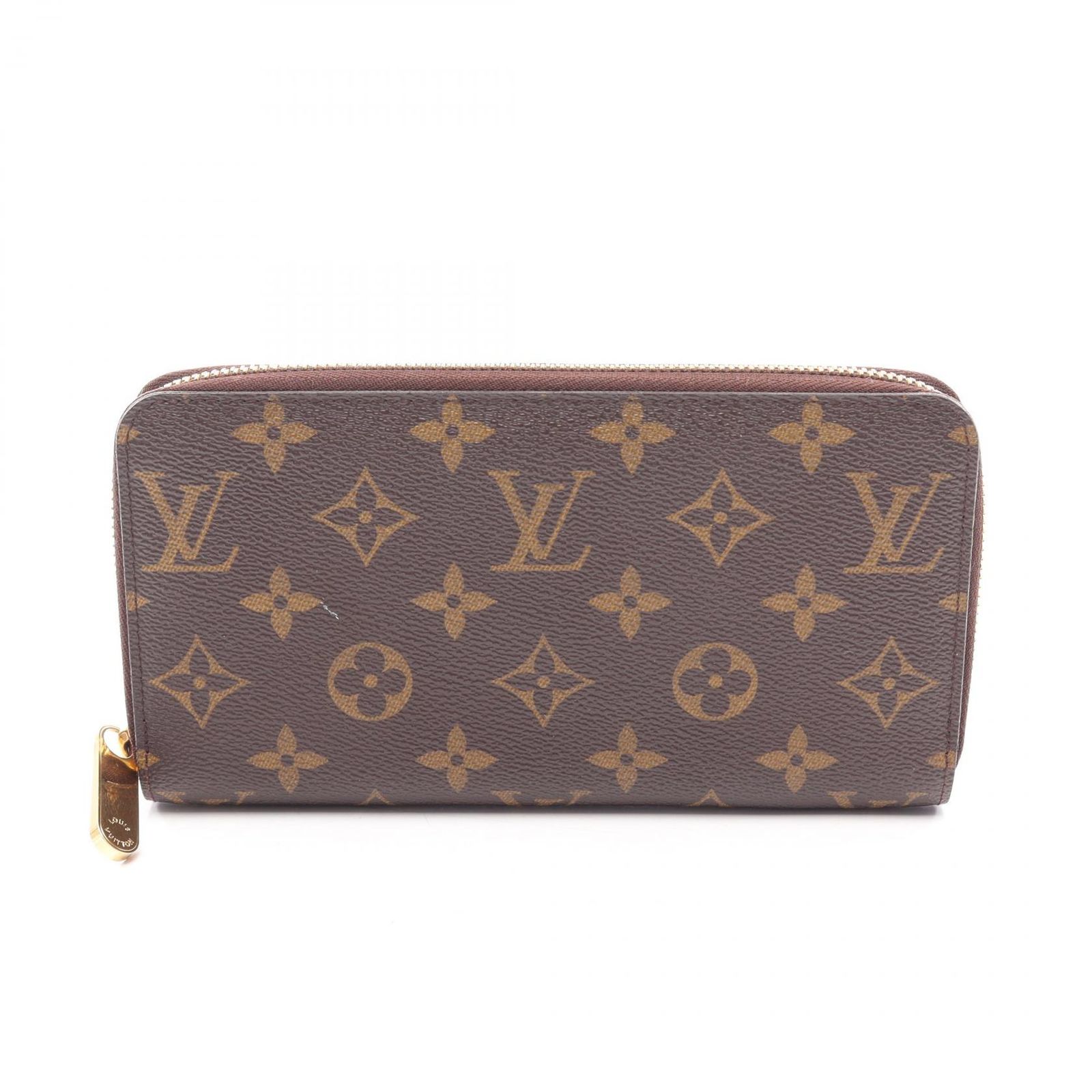 ルイ・ヴィトン LOUIS VUITTON ラウンド長財布 ジッピーウォレット M60017 キャンバス ジッピー・ウォレット ユニセックス Used B