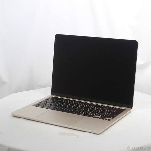 ソフマップ 〔中古品〕 MacBook Air 13.6-inch Mid-2022 MLY13J／A Apple M2 8コアCPU_8コアGPU 8GB SSD256GB スターライト 〔26.3 Tahoe〕【276】