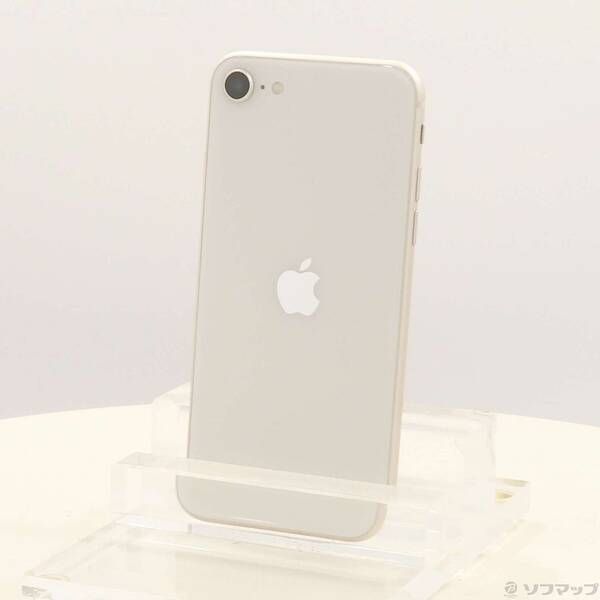 ソフマップ 〔中古品〕 iPhone SE 第3世代 64GB スターライト MMYD3J／A SIMフリー【352】