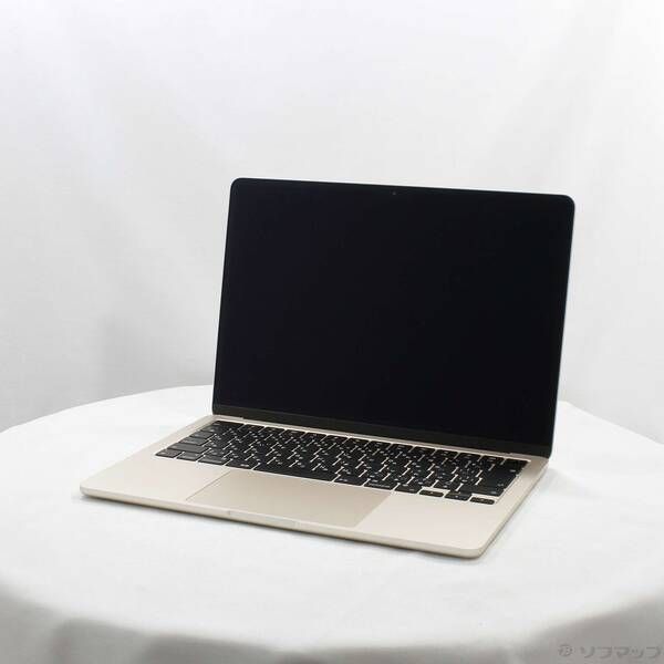 ソフマップ 〔中古品〕 MacBook Air 13.6-inch Mid-2022 MLY13J／A Apple M2 8コアCPU_8コアGPU 8GB SSD256GB スターライト 〔26.3 Tahoe〕【258】