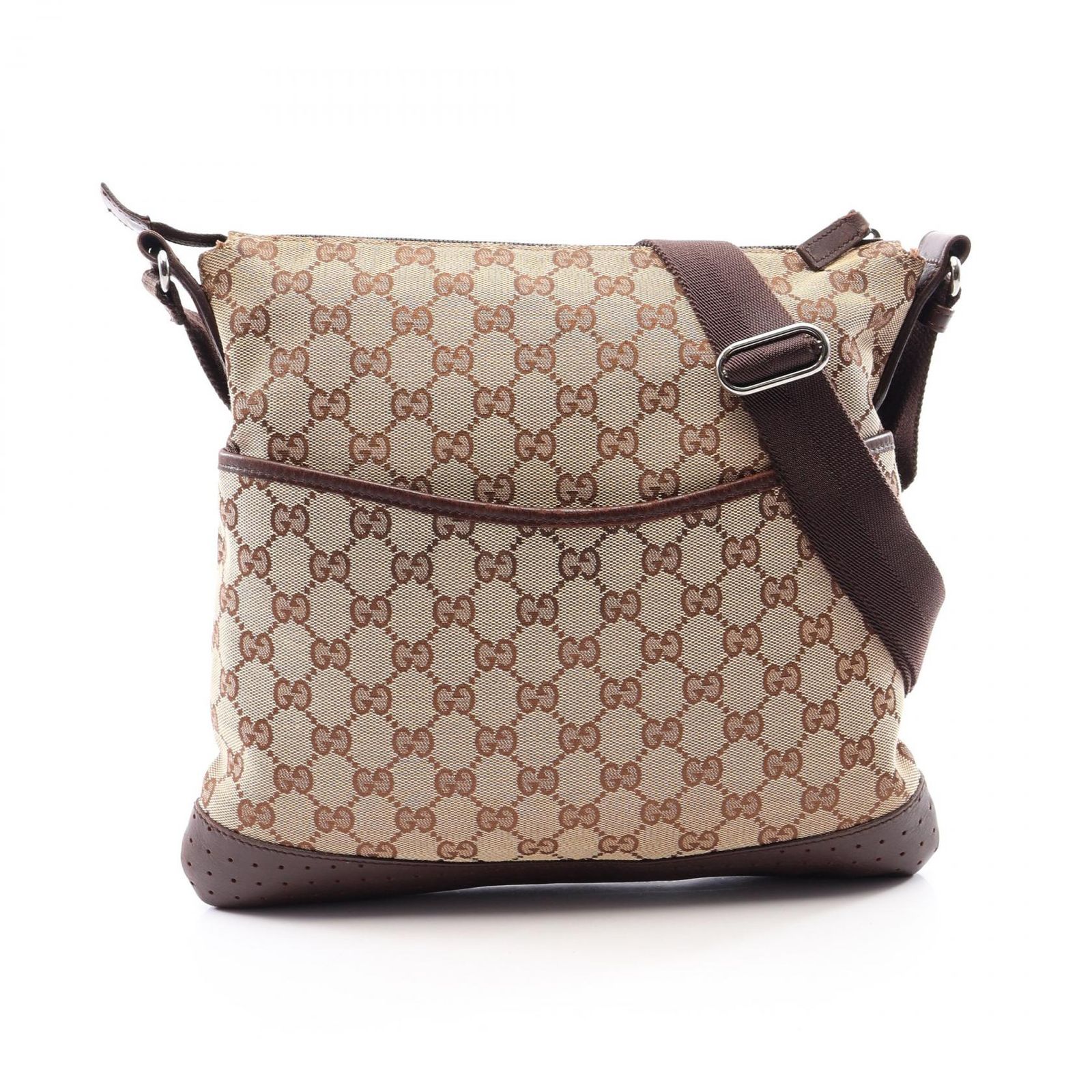 グッチ GUCCI ショルダーバッグ GGキャンバス 145857 ベージュ