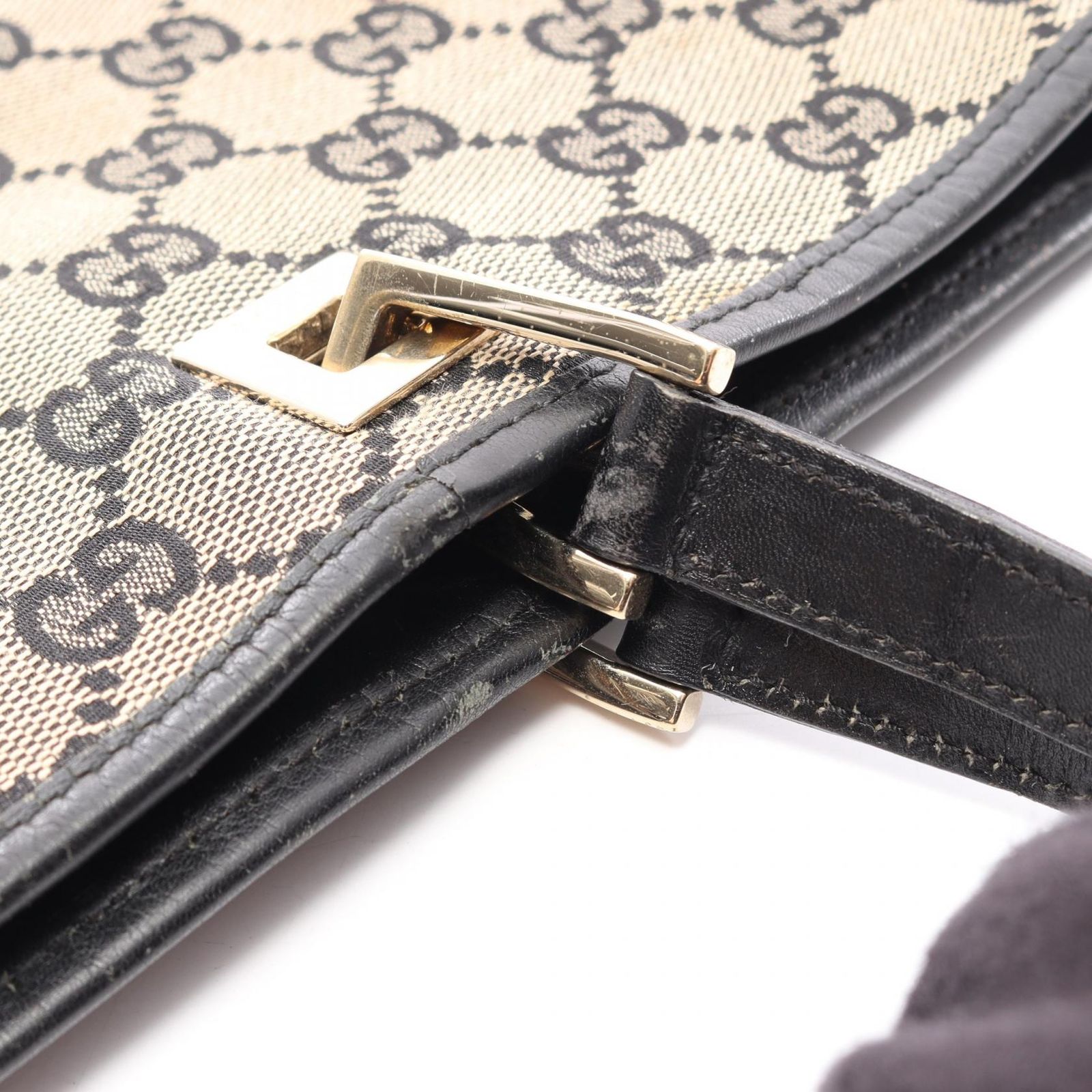 グッチ GUCCI トートバッグ GGキャンバス 0021098 ベージュ/ネイビー 