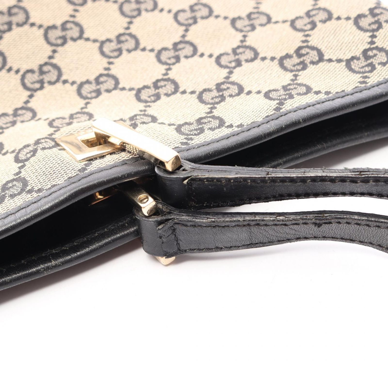 グッチ GUCCI トートバッグ GGキャンバス 0021098 ベージュ/ネイビー 