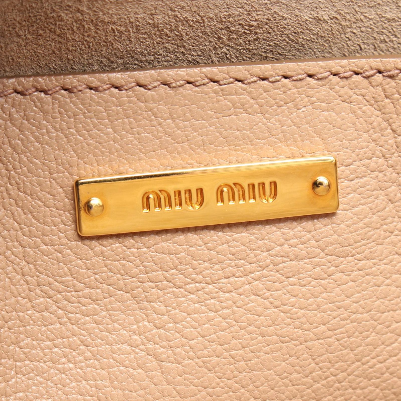 ミュウ ミュウ Miu Miu ハンドバッグ MADRAS マドラス 2WAY 5BA104 