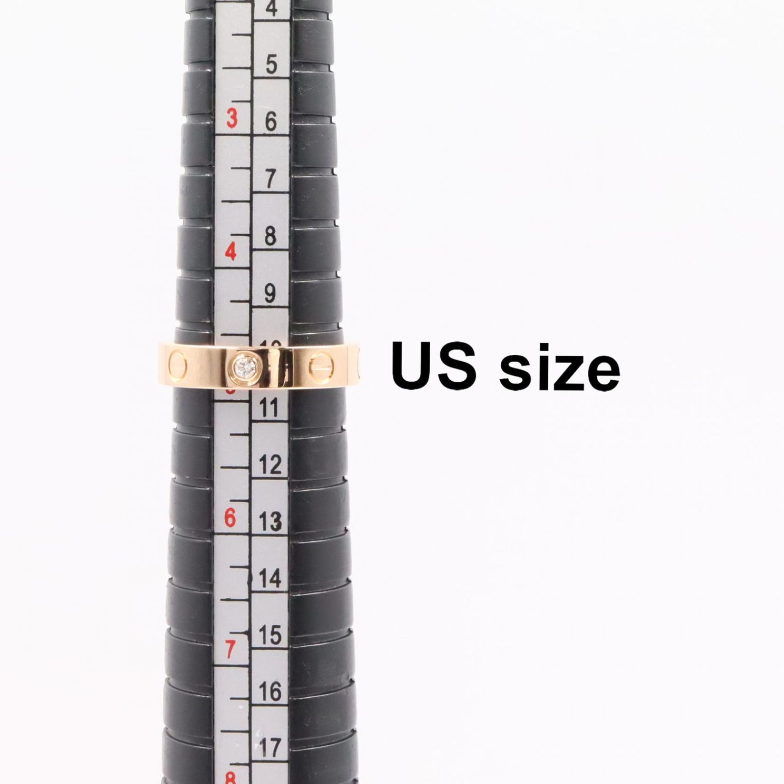 カルティエ CARTIER リング・指輪 ミニラブリング 1PD B4050700 K18PG 