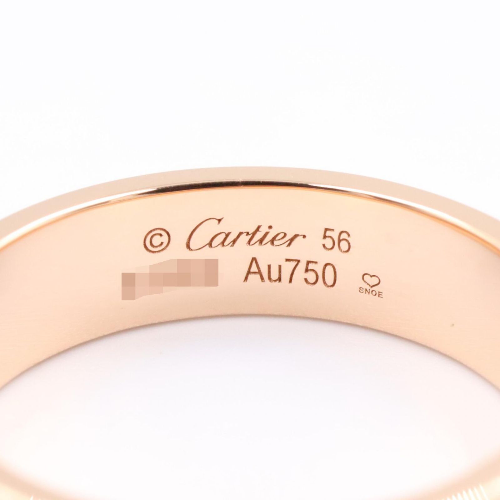 カルティエ CARTIER リング・指輪 ラブリング B4084800 K18PG（ピンク