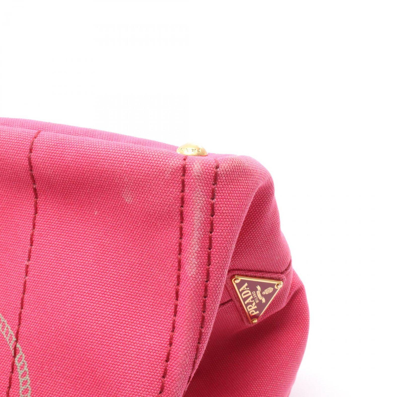 プラダ PRADA トートバッグ CANAPA カナパ 1BG642 ピンク キャンバス