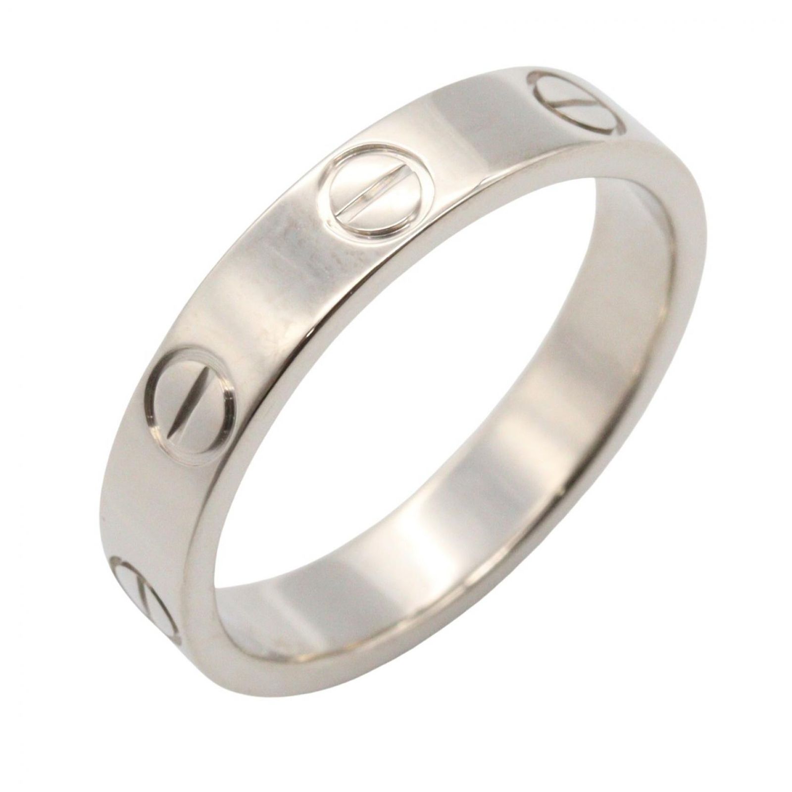 カルティエ CARTIER リング・指輪 ミニラブリング 4085100 K18WG（ホワイトゴールド） ミニラブリング ユニセックス Used A