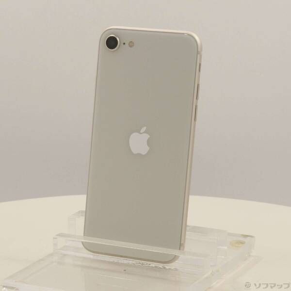 ソフマップ 〔中古品〕 iPhone SE 第3世代 64GB スターライト MMYD3J／A SIMフリー【258】