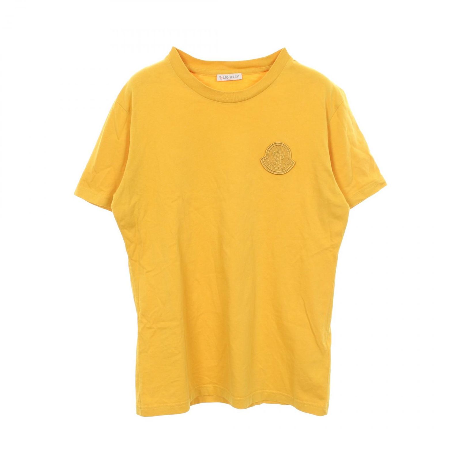 モンクレール MONCLER 半袖Tシャツ ロゴワッペン クルーネック コットン Tシャツ メンズ Used A