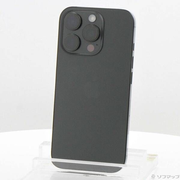 ソフマップ 〔中古品〕 iPhone16 Pro 128GB ブラックチタニウム NYMV3J／A SIMフリー【344】