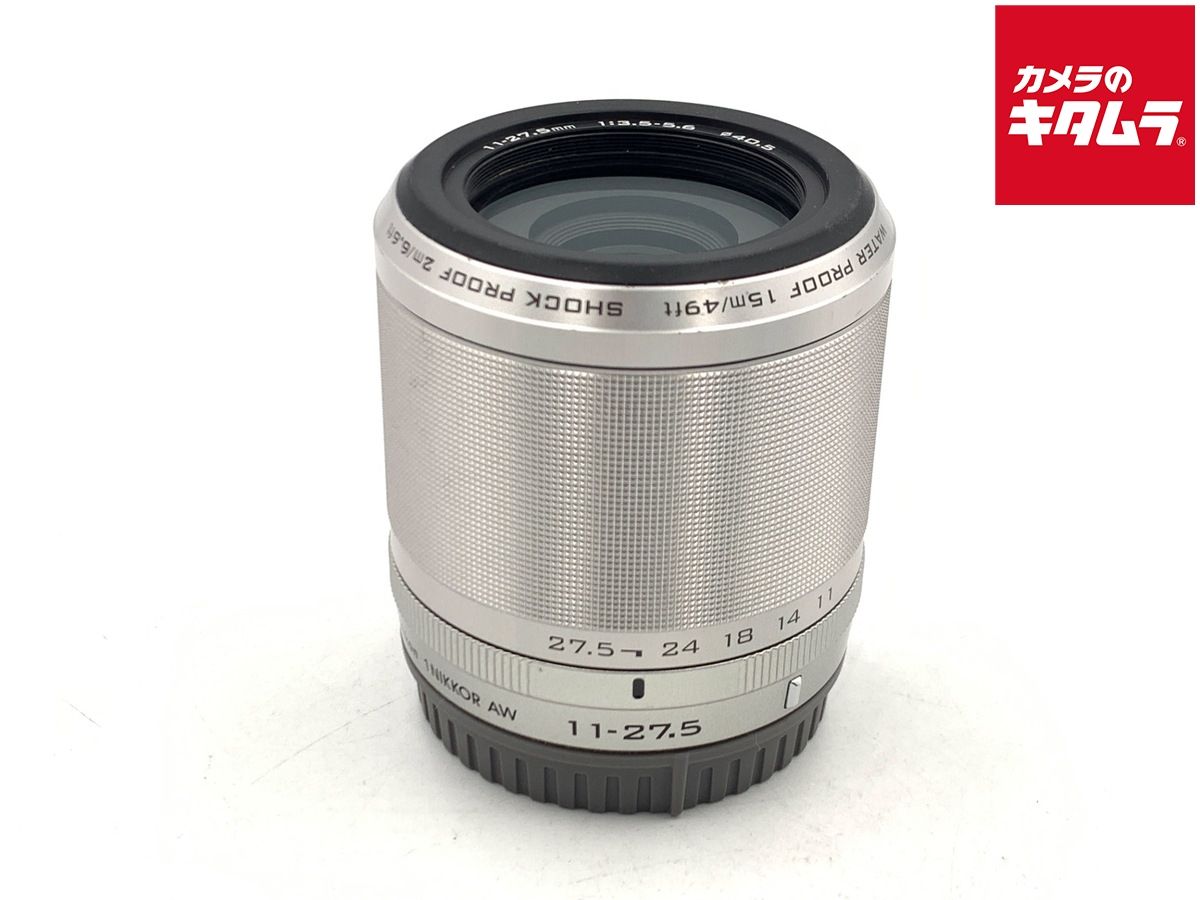 【中古】 【並品】 ニコン 1NIKKOR AW 11-27.5mm F3.5-5.6 シルバー