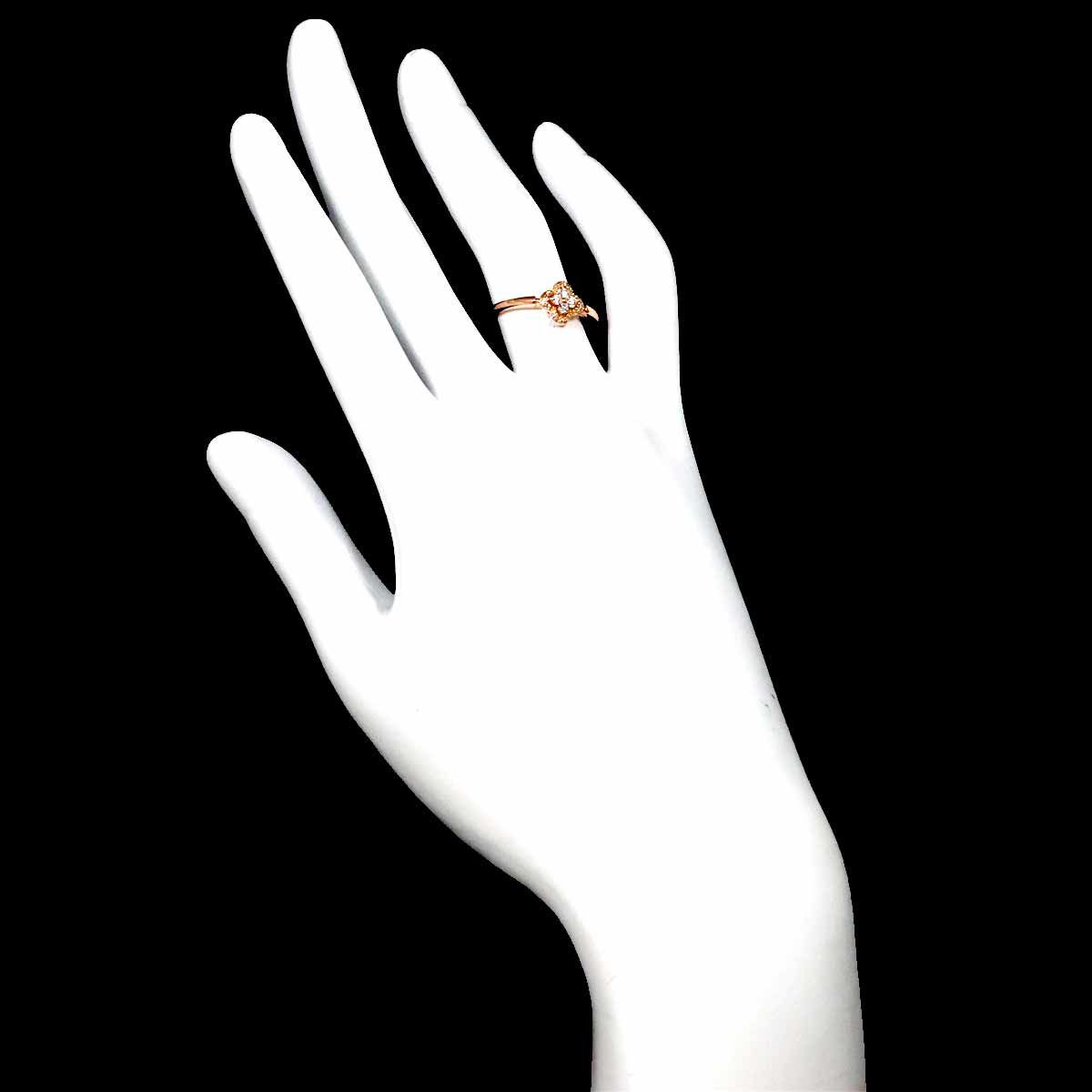 ヴァンドーム青山 Vendome Aoyama 11号 リング ダイヤ 0.13ct K18 PG