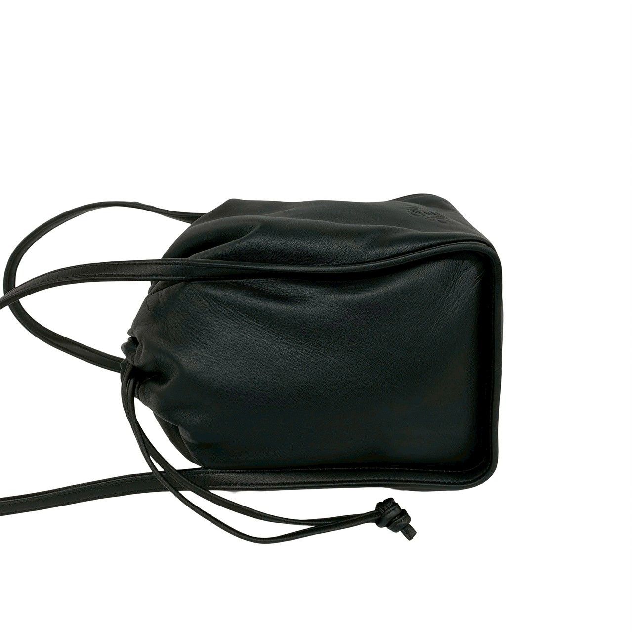 極 美品 袋付き LOEWE ロエベ ヴィンテージ アナグラム ロゴ ナッパ 