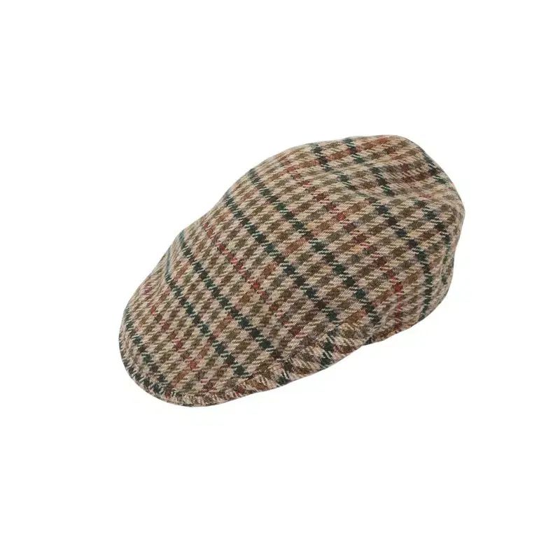 BARBOUR スコットランド ハウンドトゥース CHECK ハンチングキャップ